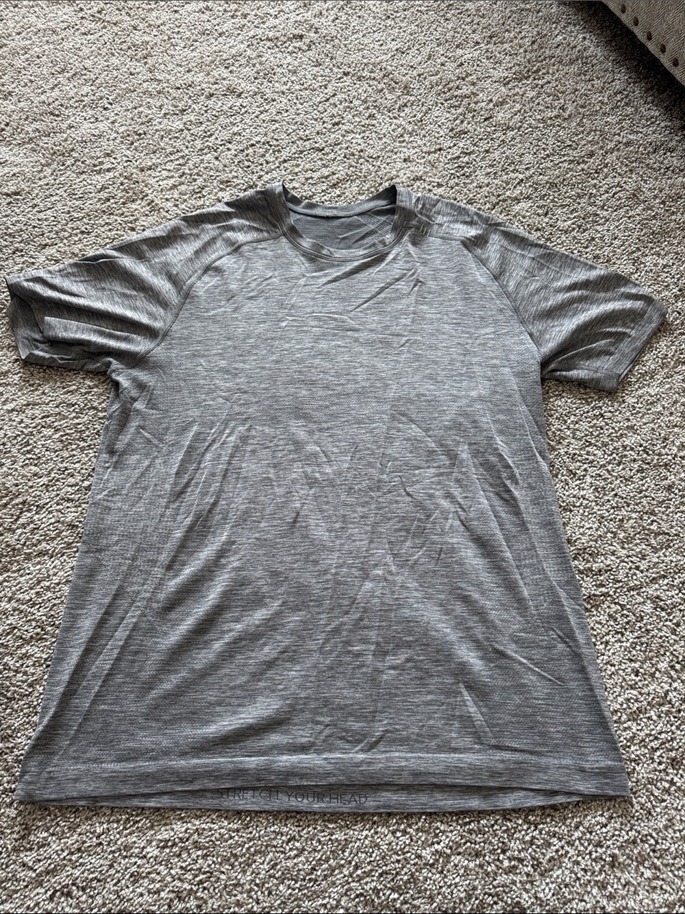 Men's Gray Short-Sleeve Performance T-Shirt Lululemon XL